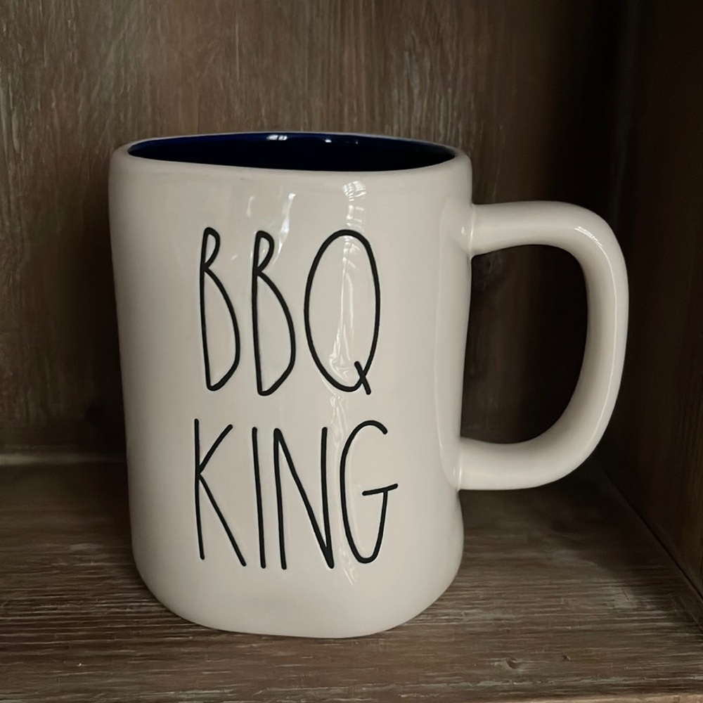 Rae Dunn - BBQ KING - double sided mug